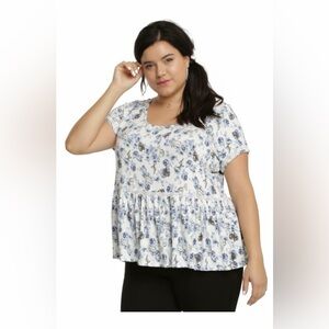 Torrid Limited Edition Disney Beauty & The Beast Allover Print Plus Size 4X
